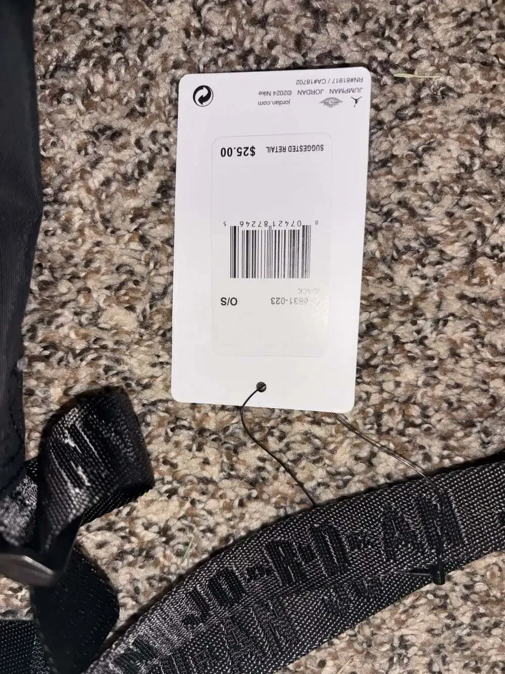 Jordan Airborne Festival Bag Crossbody Black